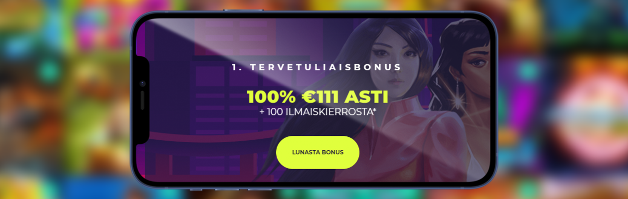 paras tervetuliaisbonus suomalaisille pelaajille 